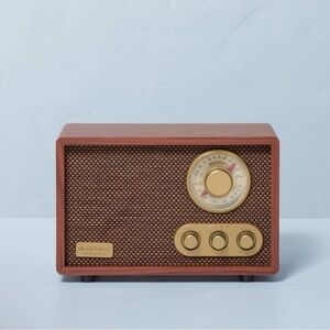 Hearth & Hand with Magnolia - Portable AM/FM Bluetooth Radio Tonal Brown